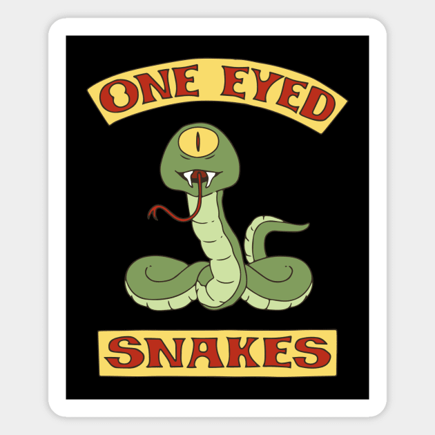 One Eyed Snakes Magnet by GraphicTeeShop